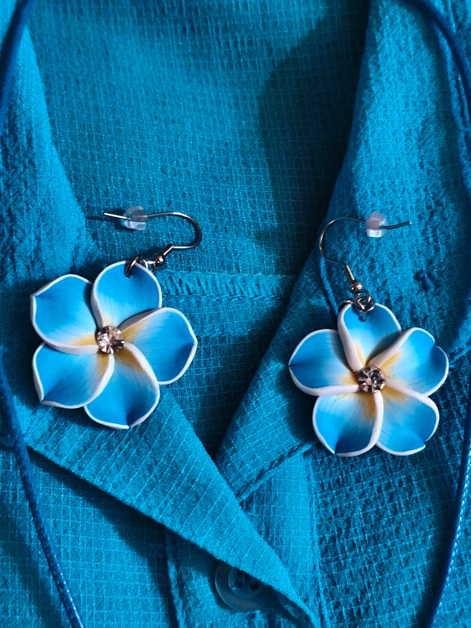  Collier et boucles d'oreilles vintage Tahitienne  – photo 2